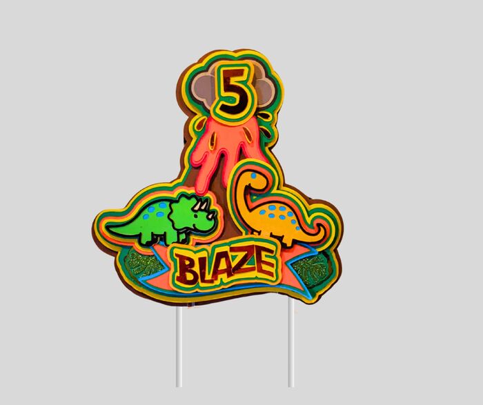 Dinosaur Cake Topper