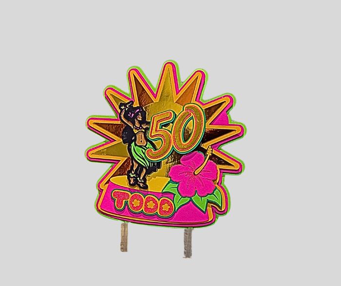 Luau Cake Topper