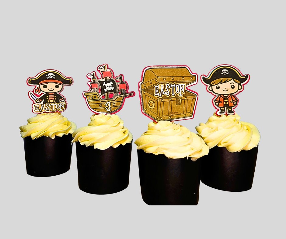 Pirate Cupcake Toppers