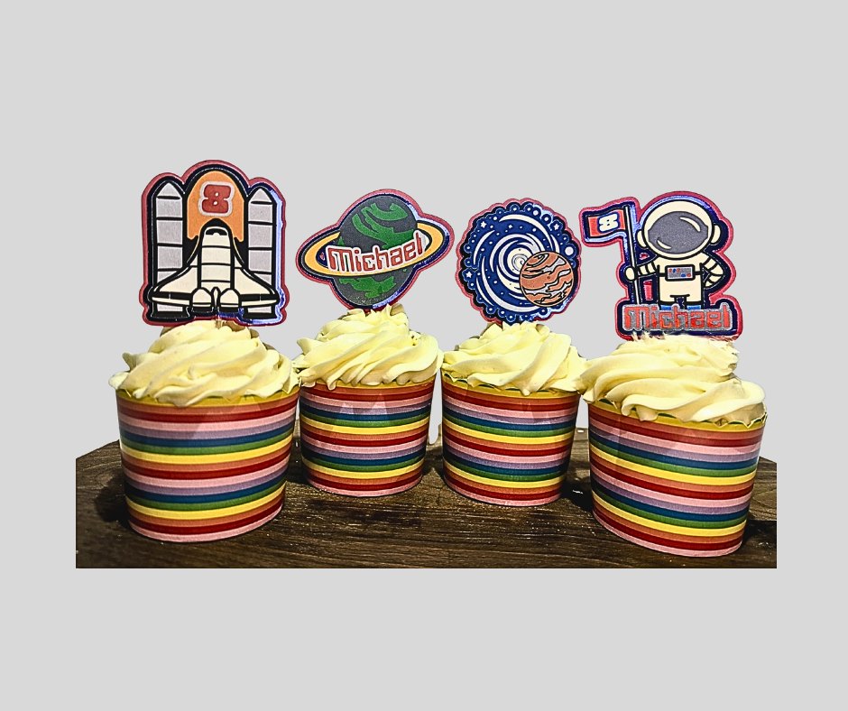Space Cupcake Toppers